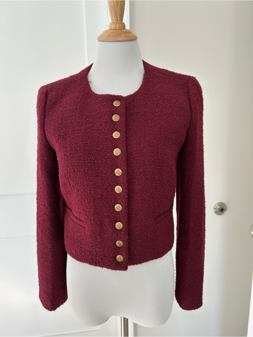 J Crew Bridgette lady jacket in wool tweed
Size 6